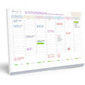 Jolof Store Weekly Planner Pad – Undated Desk Notepad & Habit Tracker