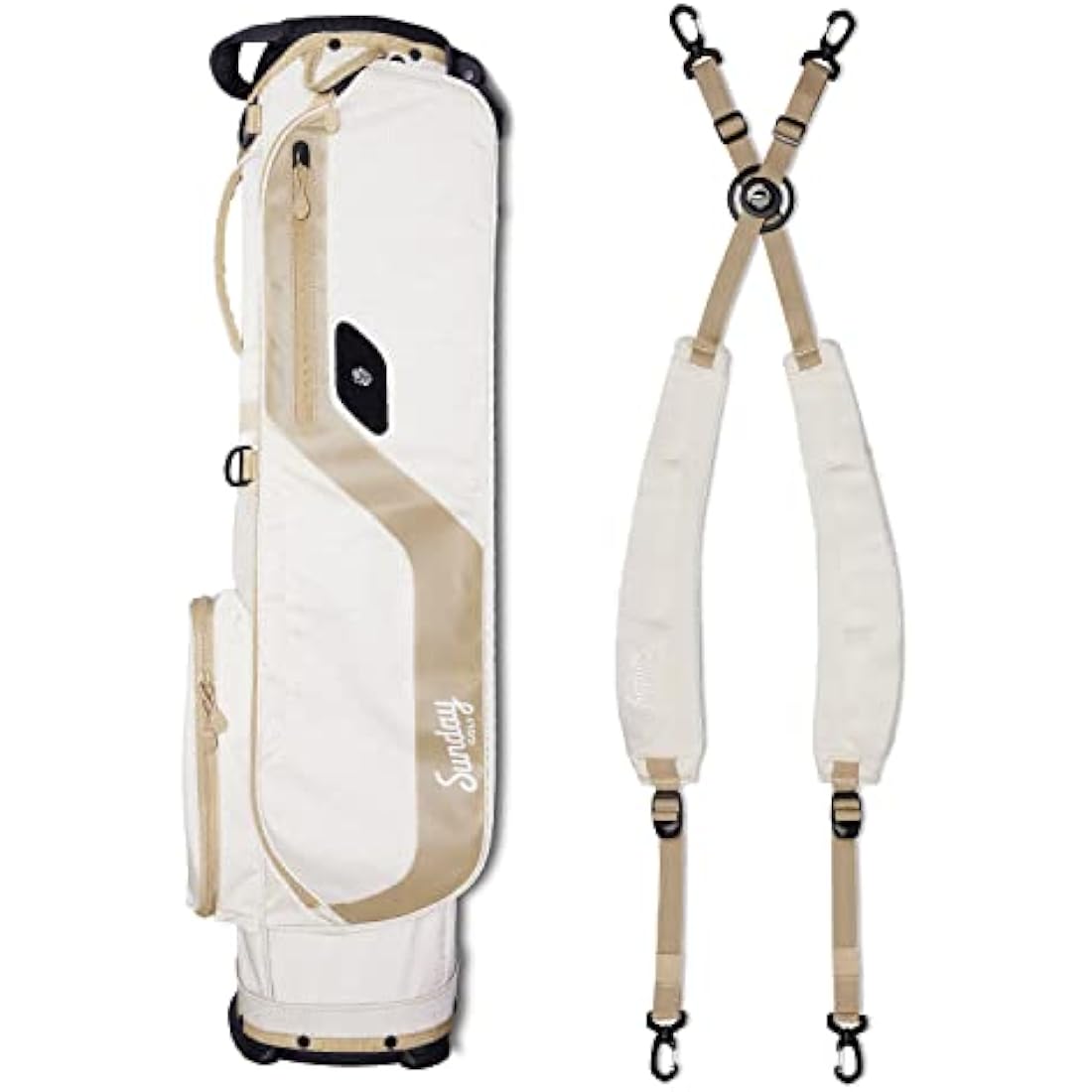 Sunday Golf El Camino Lightweight Stand Bag – 4-Way Divider, 3.9 lbs