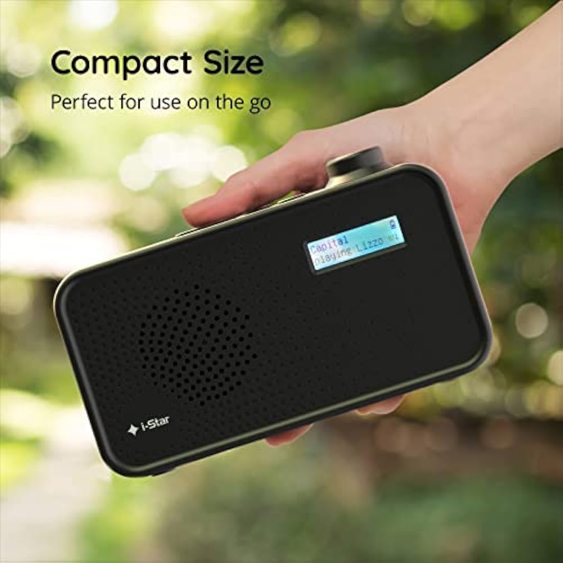 i-Star Portable DAB/DAB+ & FM Digital Radio – Battery or Mains Powered