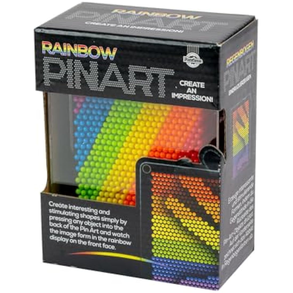 Rainbow Pin Art – 3D Sculpture Sensory Toy & Desk Decor