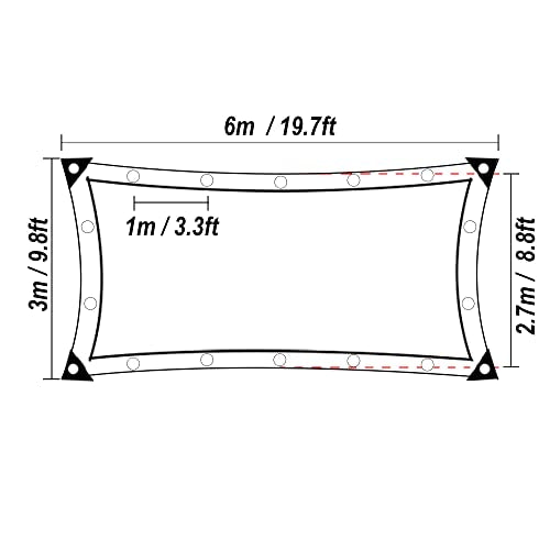 BeGrit 70% Greenhouse Shading Net with Grommets – UV Resistant Shade Cloth