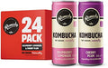 Remedy Kombucha Tea – Raspberry & Cherry Sugar Free Drink – 24 x 250ml