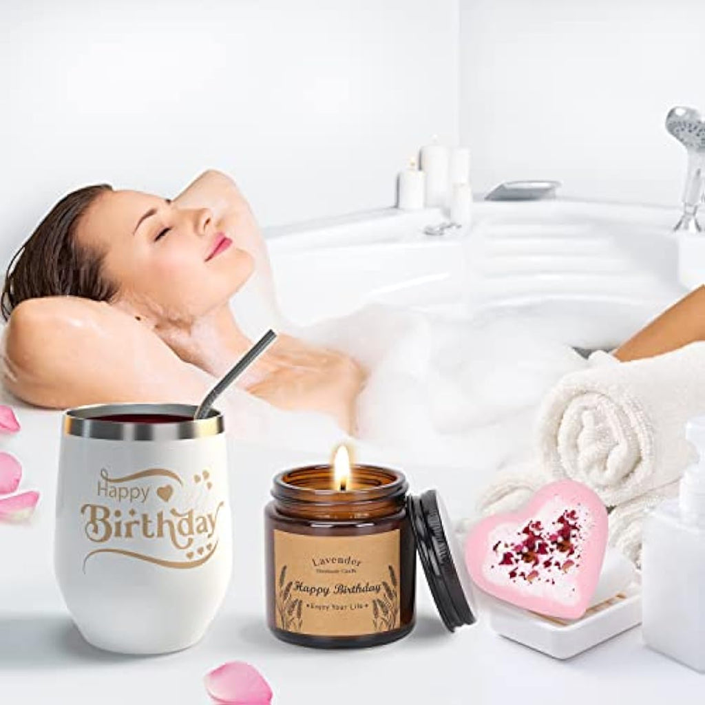 TuDou Birthday Pamper Gift Box for Women – 9-Piece Spa Relaxation Set