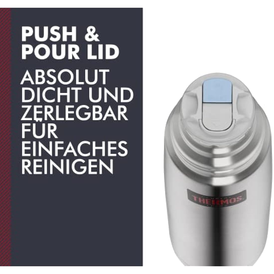 Insulated Stainless Steel Flask - 350ml Compact Thermos