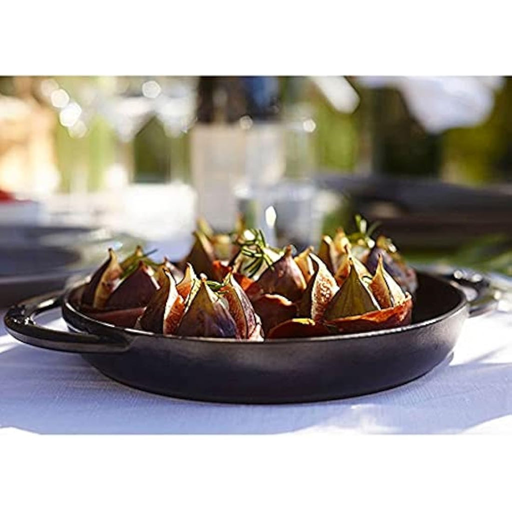 STAUB Cast Iron Double Handle Fry Pan – 20 cm Enamelled Skillet, Black