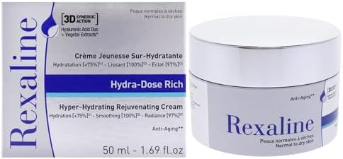 Rexaline Hydra-Dose Rich - Hyaluronic Acid Face Cream for Dry Skin - 50ml