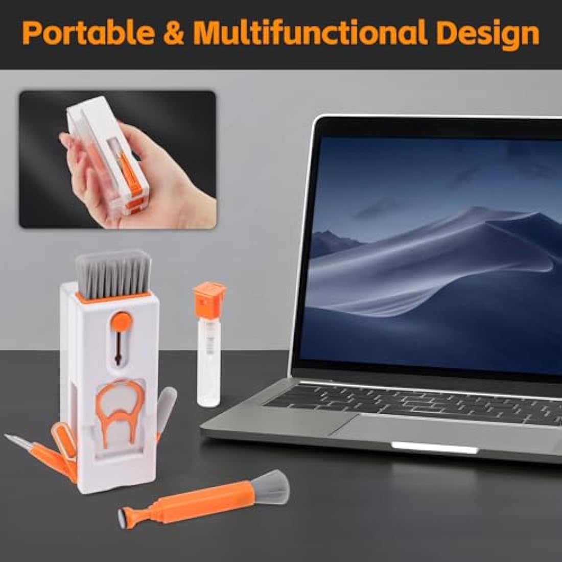 Alyvisun 11-in-1 Keyboard Cleaner Kit | Laptop & Phone Cleaning Set