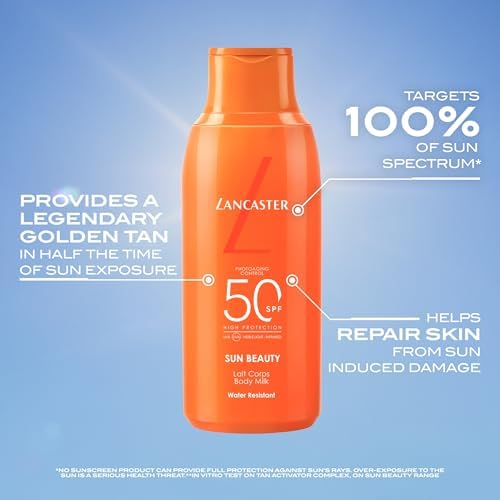 Lancaster Sun Beauty Body Milk SPF30 - 400ml Vegan Sun Protection