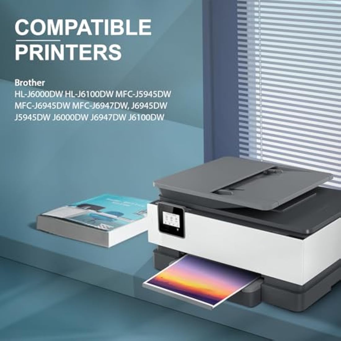 YINGCOLOR LC3237 LC3239XL Ink Cartridges for Brother MFC-J5945DW | 4-Pack
