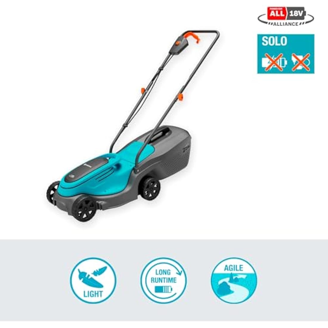 Gardena PowerMax 30/18V Battery Lawnmower – Brushless 30cm Cut