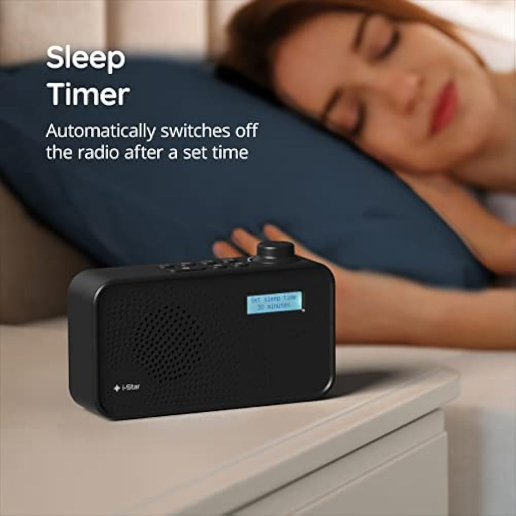 i-Star Portable DAB/DAB+ & FM Digital Radio – Battery or Mains Powered