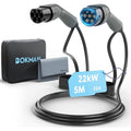 bokman Type 2 EV Charging Cable | 22kW 32A 3 Phase Fast Charger – 5m