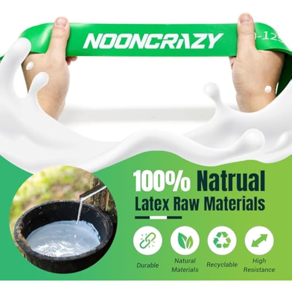 Nooncrazy Resistance Bands Set - 4 Levels with Handles & Door Anchor