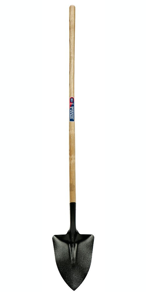 Spear & Jackson Irish Shovel – 54" Long Handle Carbon Steel Spade