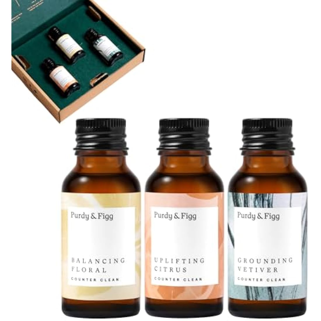 Purdy & Figg Counter Clean Refill Kit | Natural All-Purpose Spray