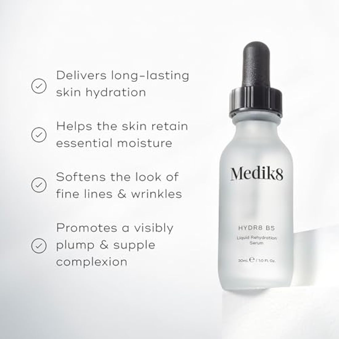 Medik8 Hydr8 B5 | Hyaluronic Acid Liquid Rehydration Serum - 30ml