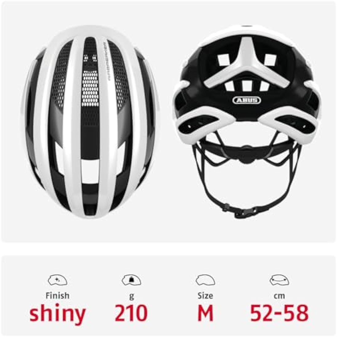 ABUS AirBreaker Road Bike Helmet – Lightweight Aerodynamic Cycling Helmet