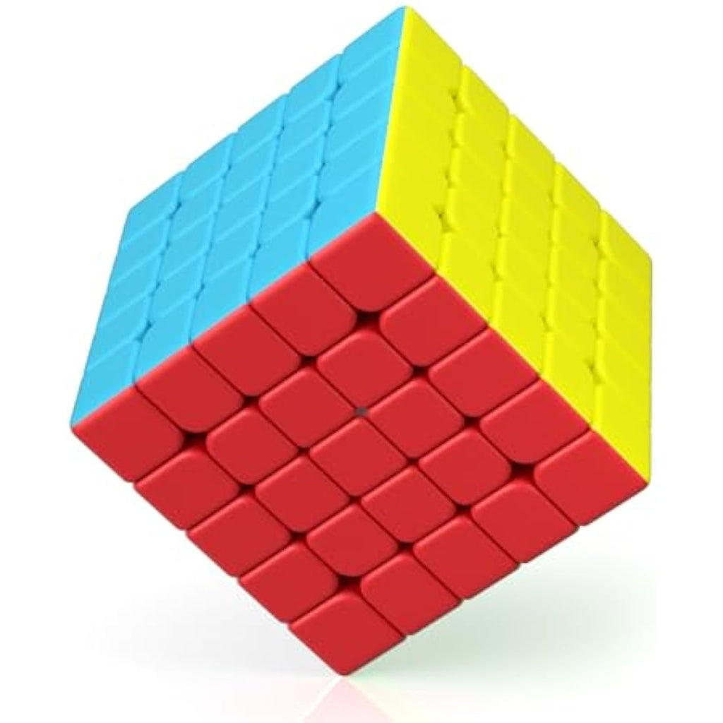 Roxenda 5x5 Speed Cube – Stickerless Frosted Magic Puzzle Toy