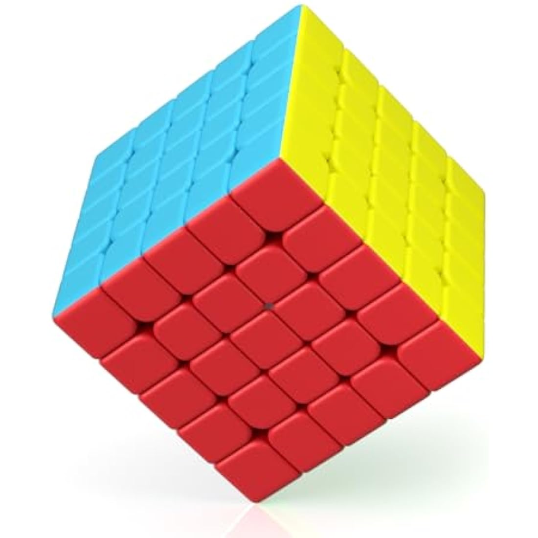 Roxenda 5x5 Speed Cube – Stickerless Frosted Magic Puzzle Toy