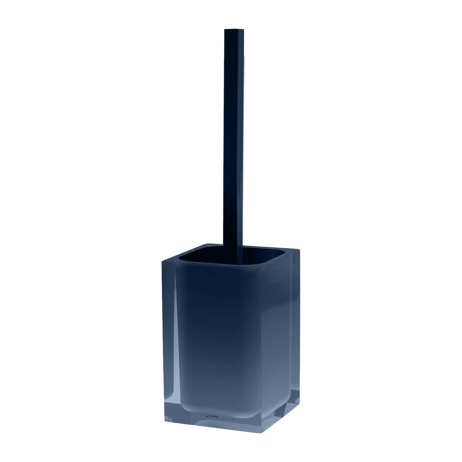 Gedy Rainbow Floor Toilet Brush Holder – Petrol Blue Resin Bathroom
