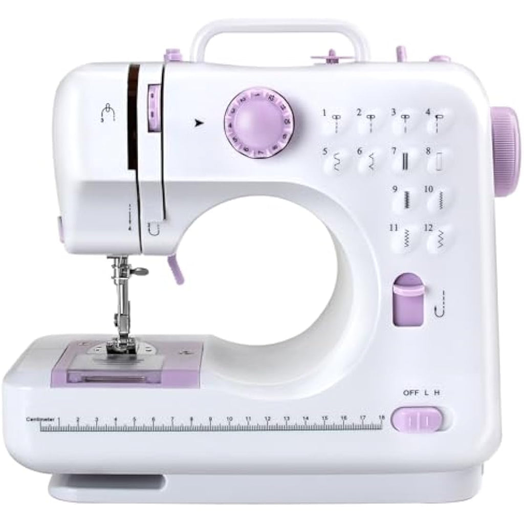 M MUNCASO Mini Sewing Machine for Beginners | 12 Stitch Portable Electric