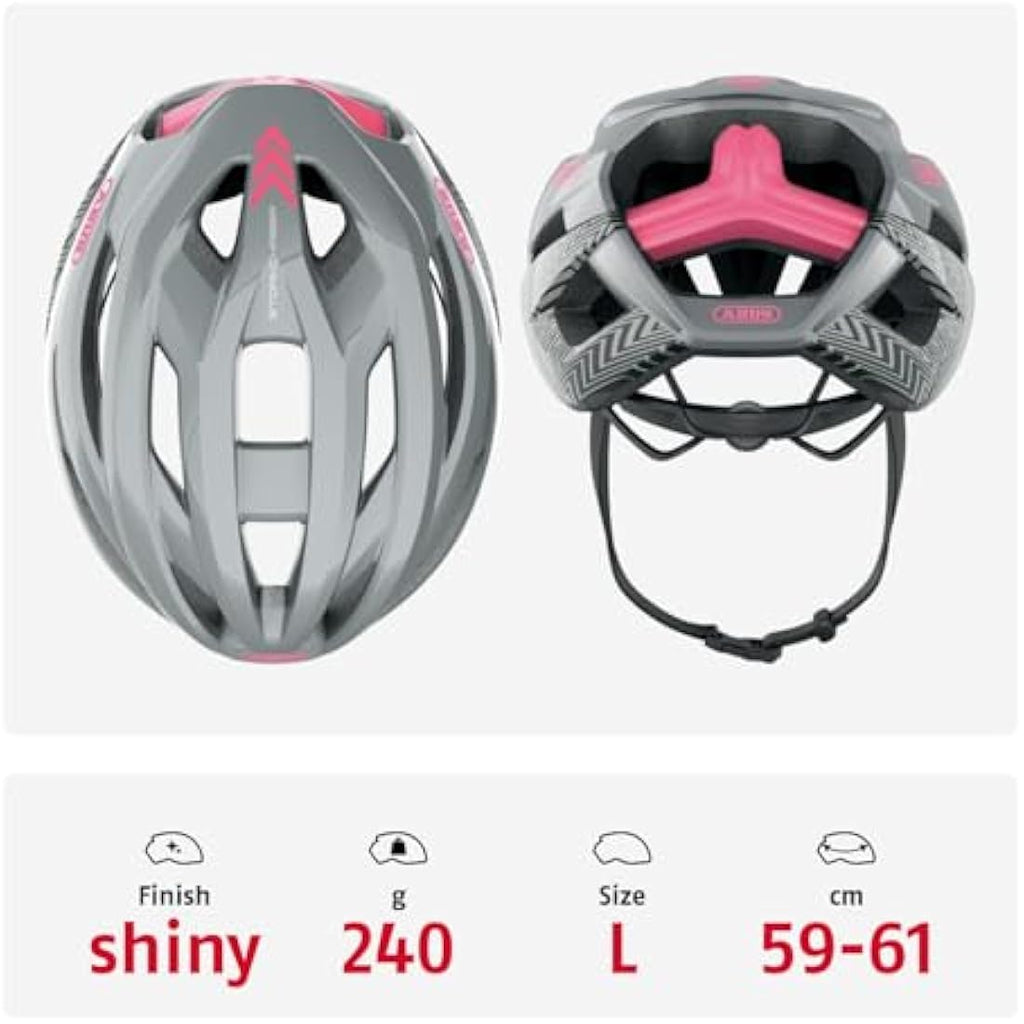 ABUS StormChaser Road Bike Helmet – Lightweight Vented Cycling Helmet