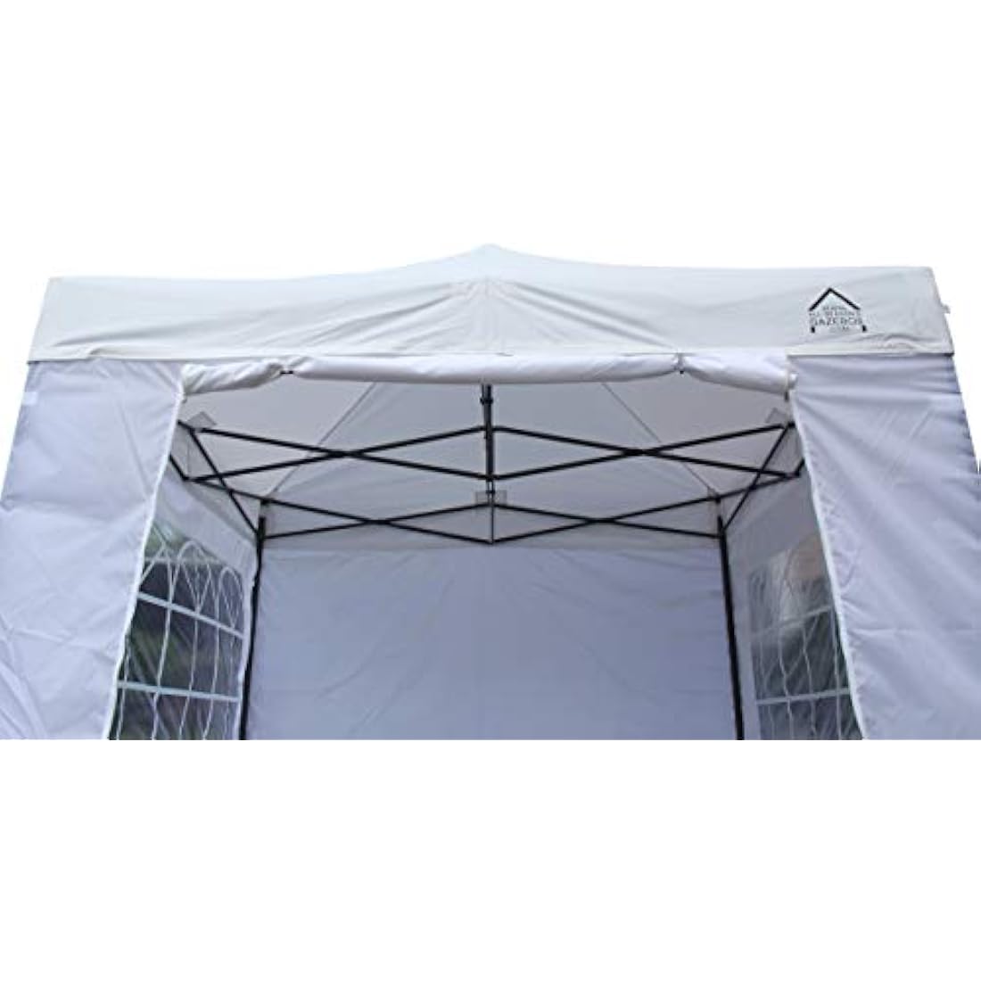 All Seasons Gazebos 2.5x2.5m Waterproof Pop Up Gazebo with Sides - White