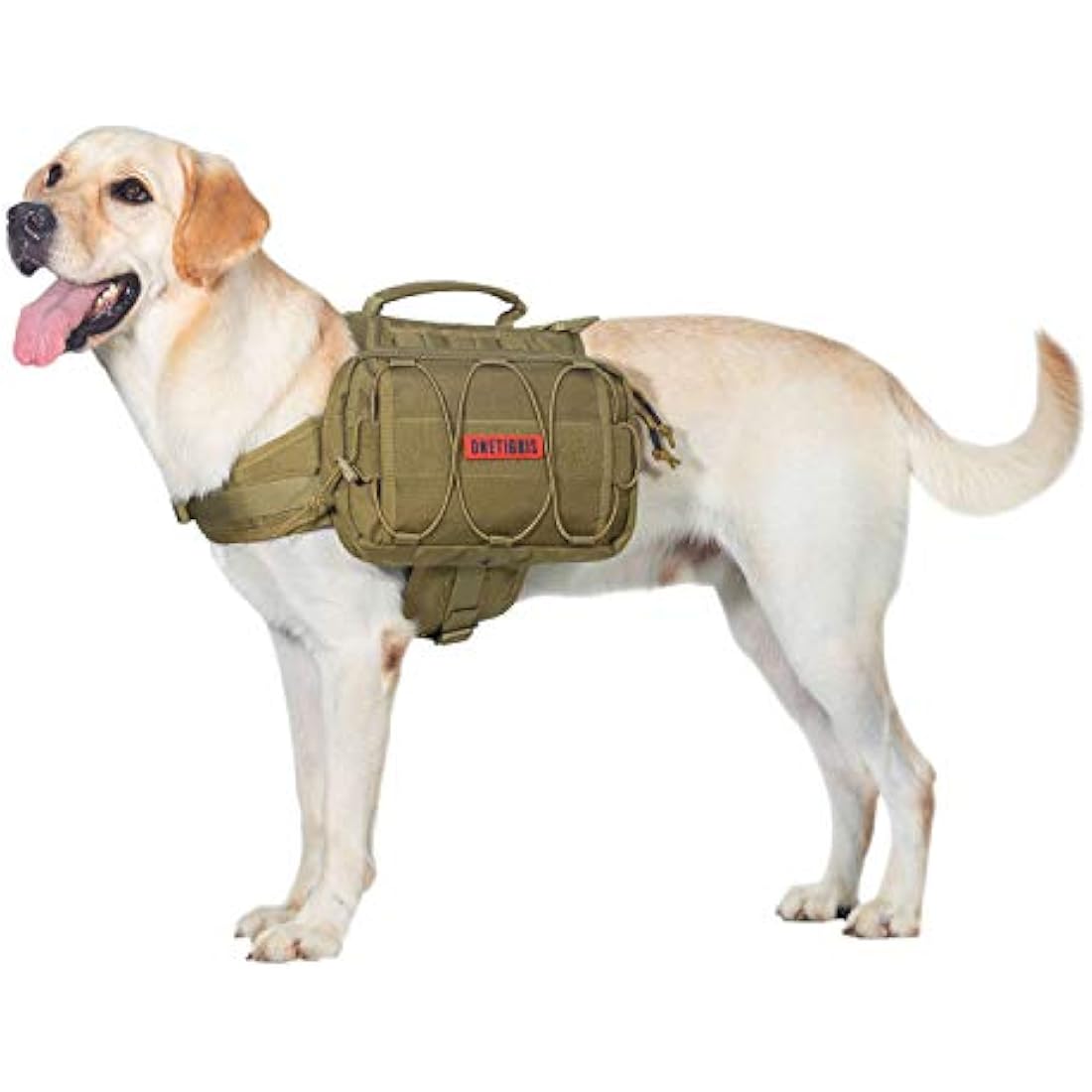 OneTigris Mammoth Dog Backpack 2.0 – Tactical Hiking Pack for M/L Dogs