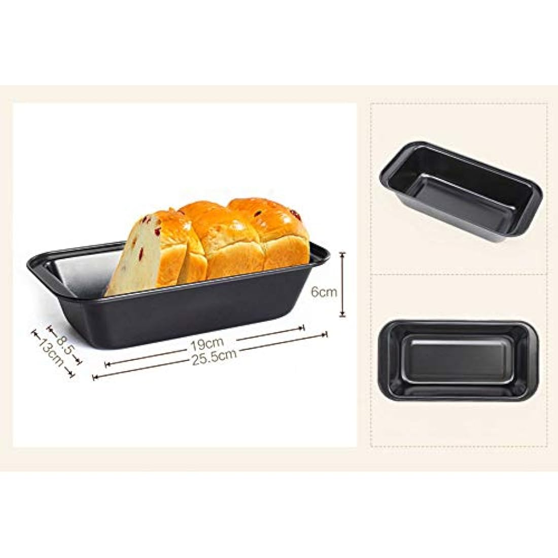 8-Piece Non-Stick Carbon Steel Bakeware Set with Cake Tins