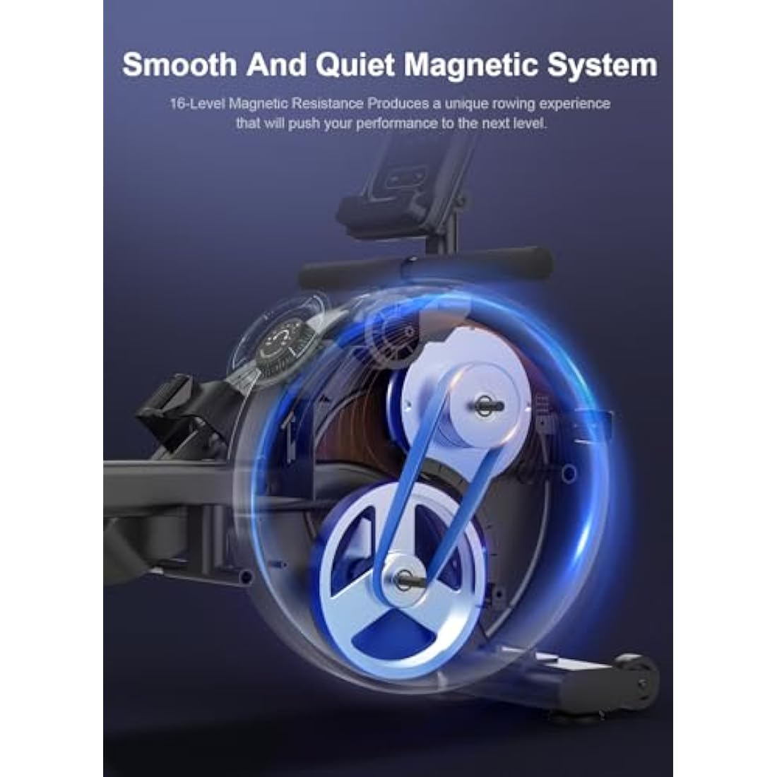 Neezee Magnetic Rowing Machine | 16 Resistance Levels & LCD Monitor