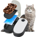 Pawise Automatic Pet Feeder - 2-Meal Timed Dispenser with Ice Pack
