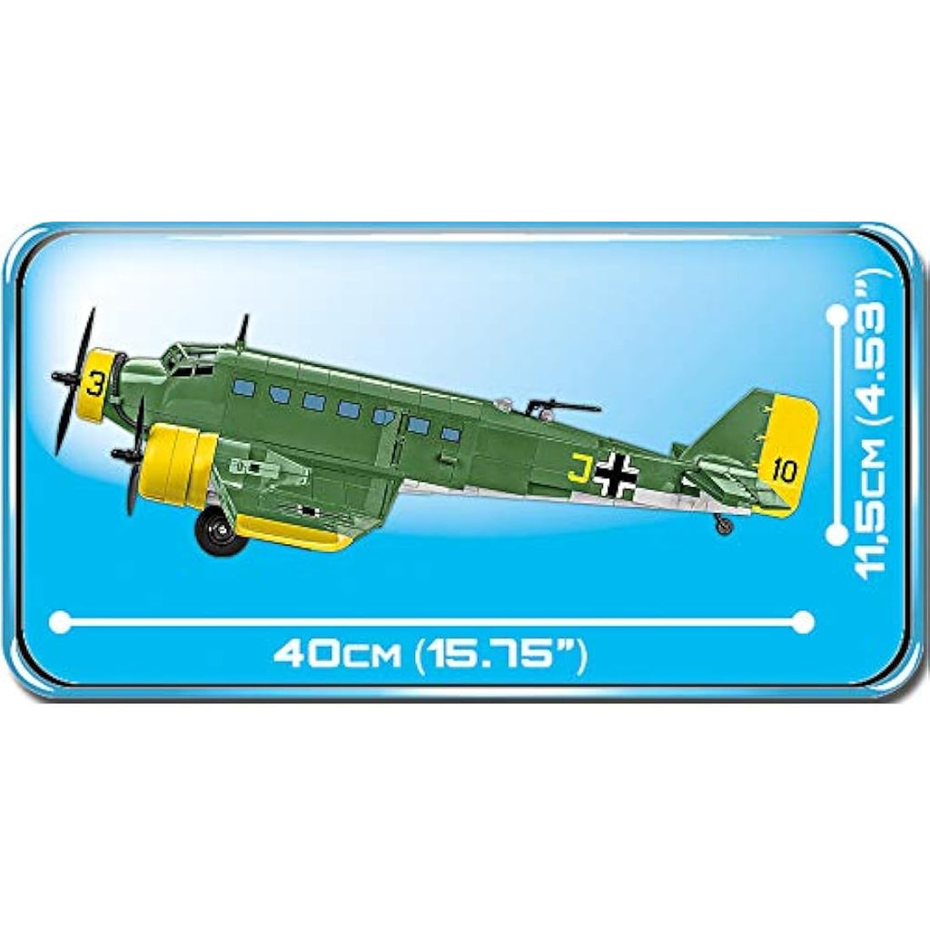 COBI 5710 Junkers JU 52/3M Building Blocks – 548 Piece Aircraft Model