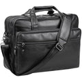 Seyfocnia 15.6 Inch Leather Laptop Bag – Water-Resistant Business Briefcase