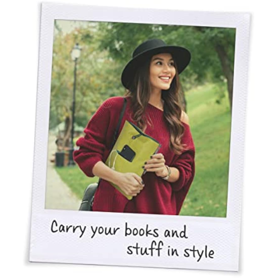 Bookaroo Leather-Look Stationery Pouch & Tablet Sleeve - Cream