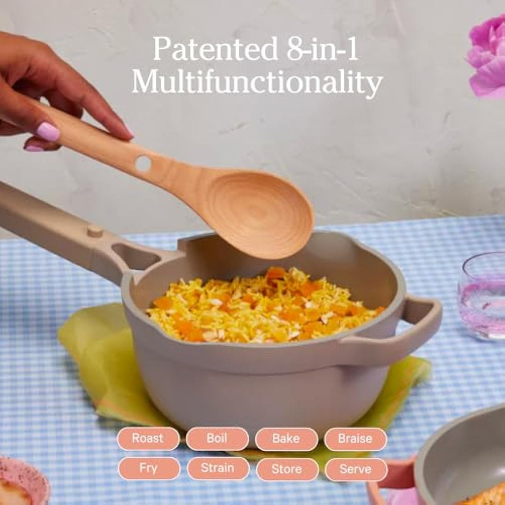 Our Place Mini Perfect Pot – 2.4L Nonstick Ceramic Saucepan | Char