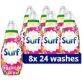 Surf Tropical Lily Liquid Laundry Detergent - 192 Washes (8 x 648ml)