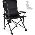Timber Ridge Folding Camping Chair | High Back with Lumbar Support