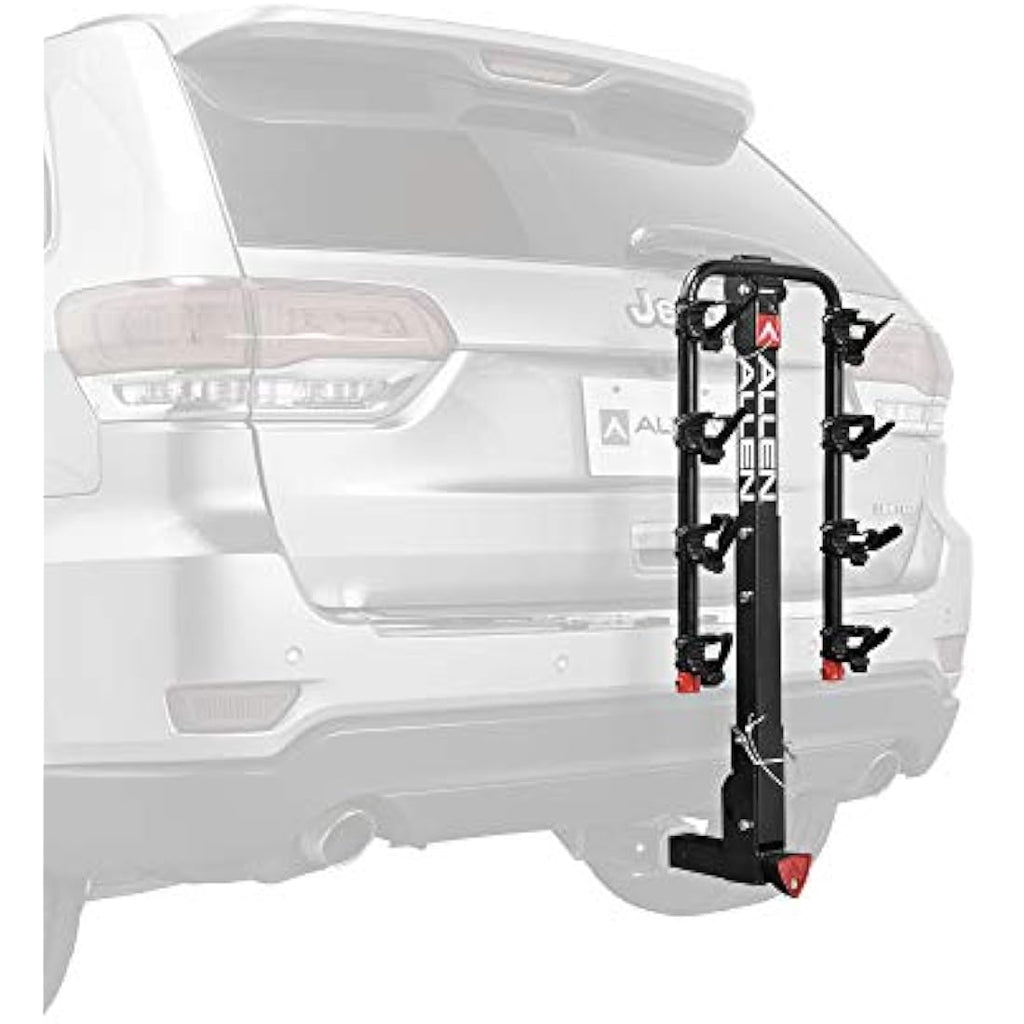 Allen Sports Deluxe 4-Bike Towbar Carrier – Quick Release Hitch Rack