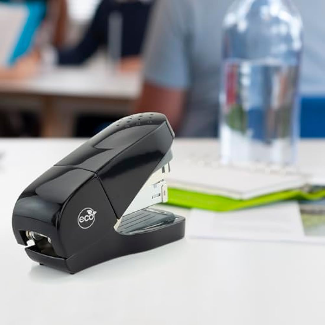 Rapesco ECO Flat Clinch Stapler – 35 Sheet Capacity with 2000 Staples