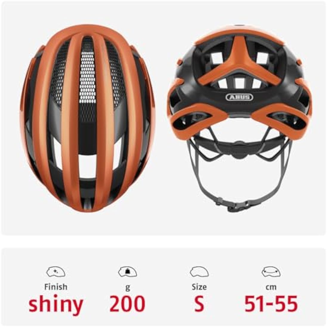 ABUS AirBreaker Road Bike Helmet – Lightweight Aerodynamic Cycling