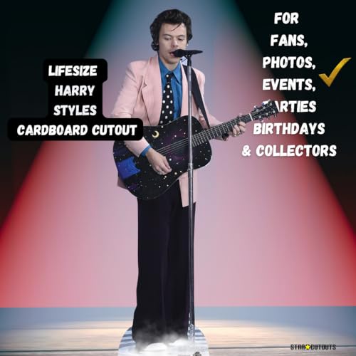 Harry Styles Pink Jacket Lifesize Cardboard Cutout by Star Cutouts