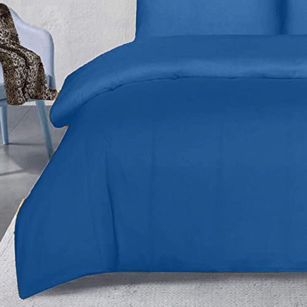 King Brushed Cotton Flannel Duvet Cover Set – Cream