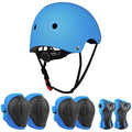 Kids Bike Helmet and Knee Pads Set - 7pc Protective Gear