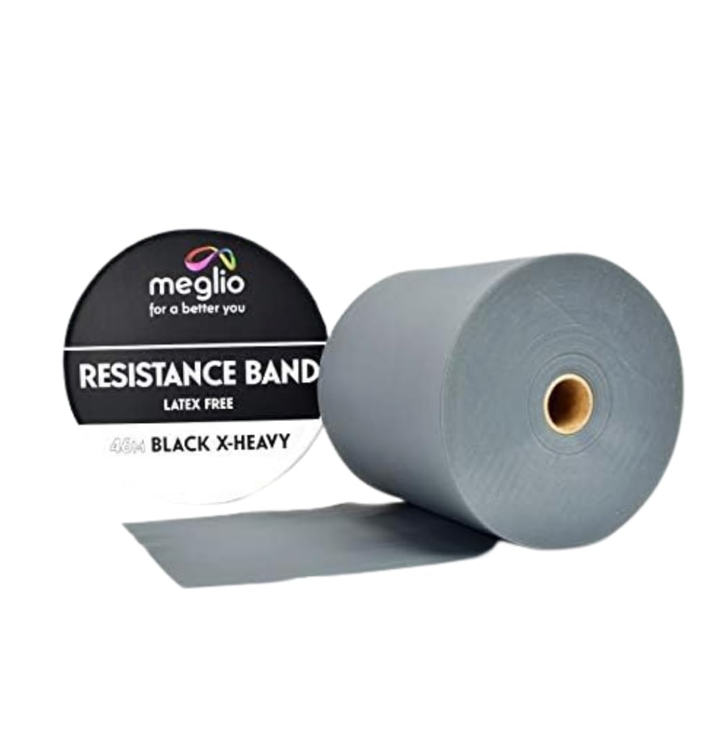Meglio Latex-Free Resistance Bands Roll – 46m Physiotherapy Band