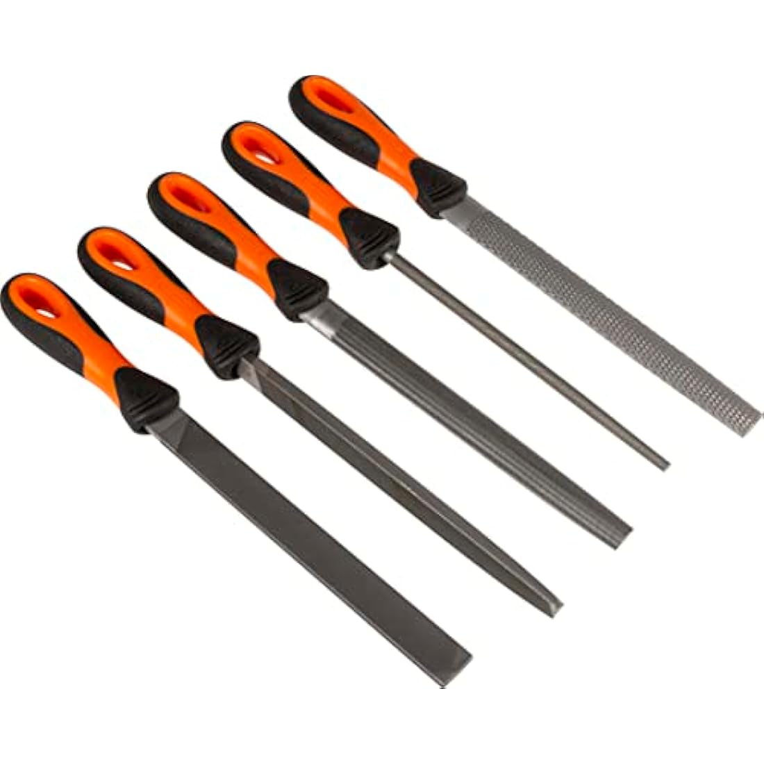 Bahco Engineers File Set – 5 Piece Metalworking Tool Kit, 200mm