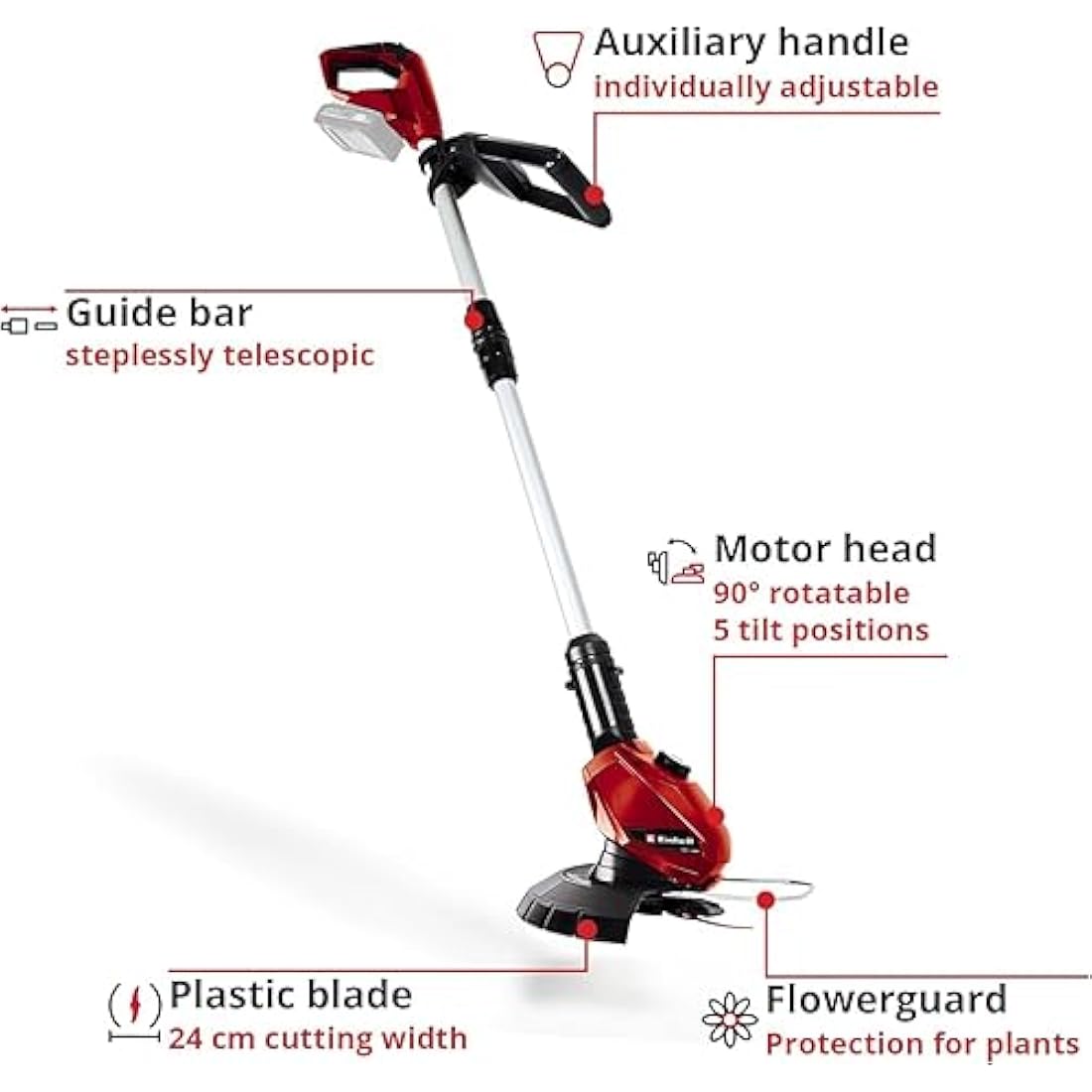Einhell Power X-Change 18V Cordless Grass Trimmer & Edger – GE-CT 18 Li