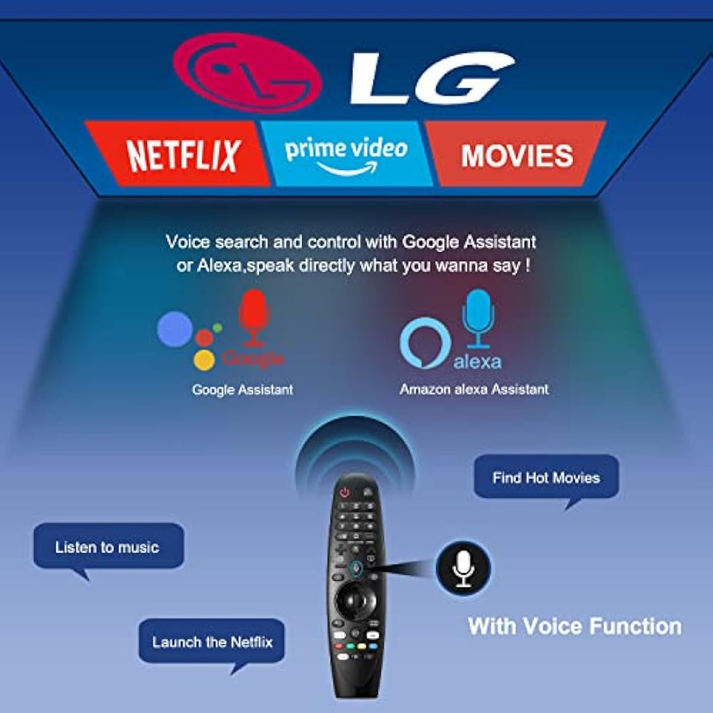 Jolof Store LG Magic Remote Replacement MR20GA MR19BA with Voice & Pointer