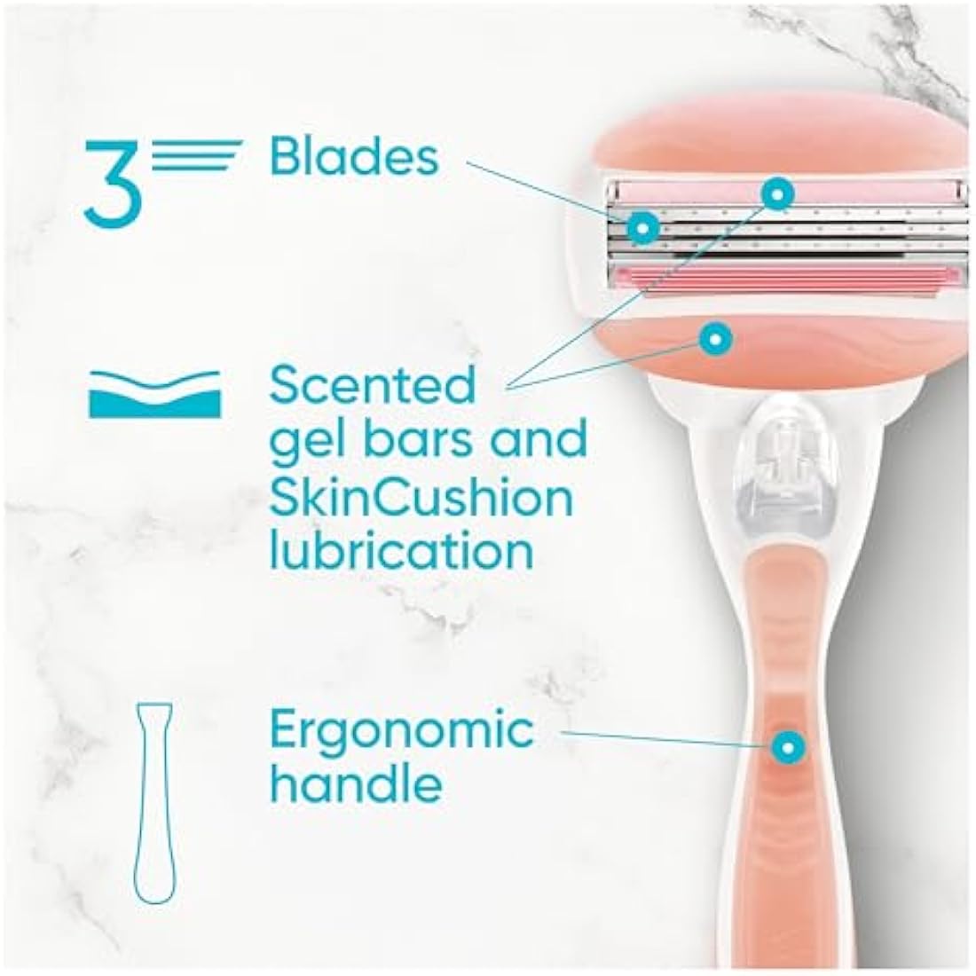 Gillette Venus Comfortglide Spa Breeze Razor Blade Refills - 10 Pack