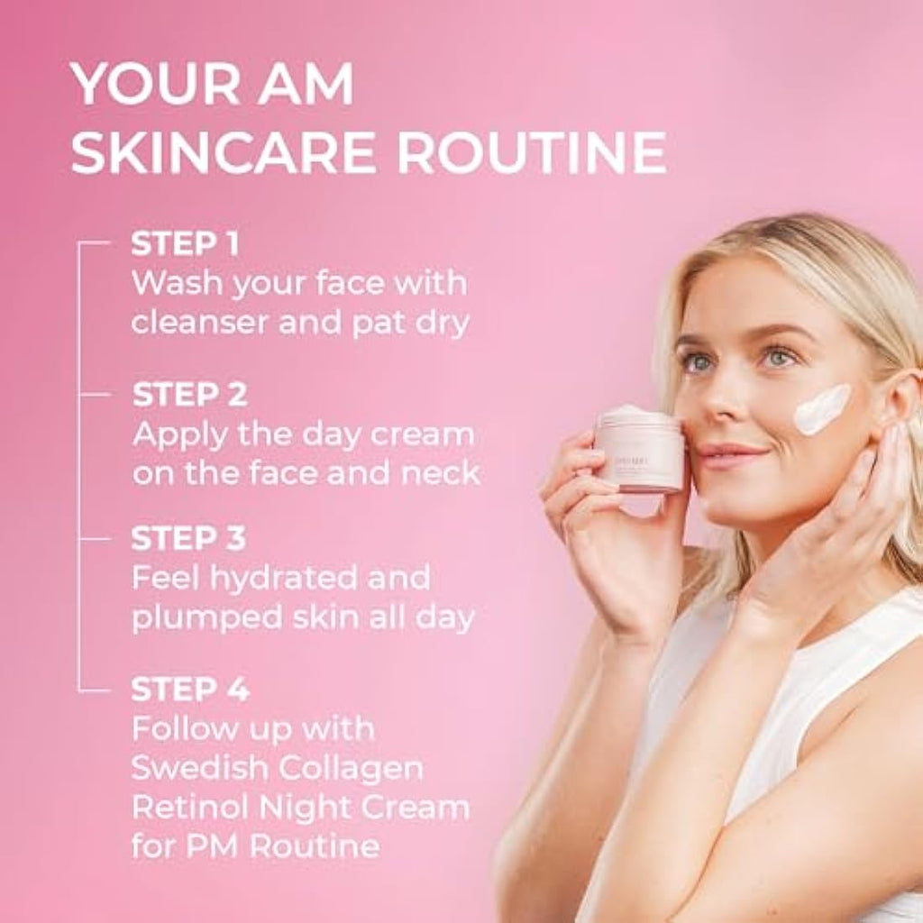 Swedish Collagen Deluxe – Anti-Aging Day Cream with Retinol & Aloe