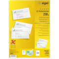 Sigel Business Cards | 250 gsm Bright White Smooth Cut | 400 Pieces